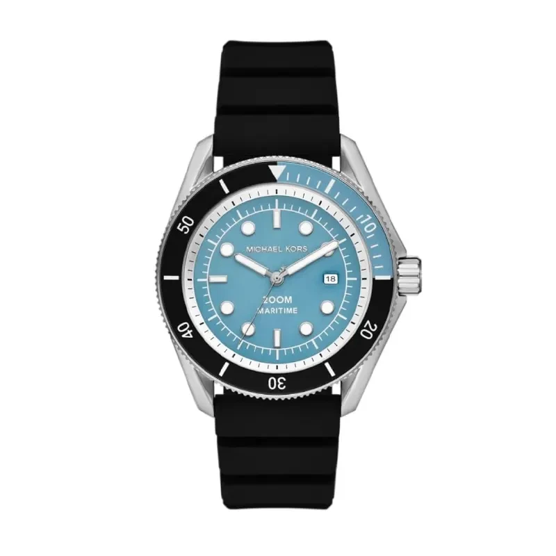 Michael Kors Maritime Tiffany Blue Dial Silicone Men's Watch- MK9167